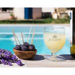 Verre à ricard personnalisé ballon - prénom Verre à ricard personnalisé ballon - prénom