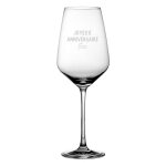 Verre � vin personnalis� pour un eric