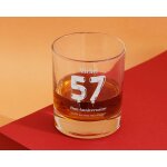 Verre  whisky personnalis anniversaire - ballons