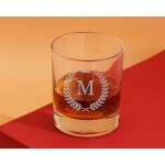 Verre  whisky personnalis - monogramme