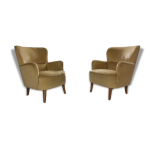 1 / 2 fauteuil bergere annes 50 60 theo ruth pour artifort