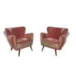 1 / 2 fauteuil club ann�es 50 60 vintage guglielmo ulrich