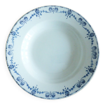 1 assiette creuse en terre de fer de gien modle etrusque 221275