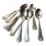10 cuill�res � soupe vintage en m�tal style rocaille