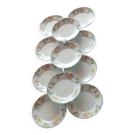 11 assiettes plates pillivuyt