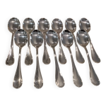 11 pelles  glace mtal argent orfvre christofle modle albi 13, 2cm