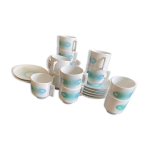 11 tasses  caf oberon de bernardaud