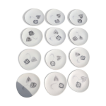 12 assiettes  dessert niderviller modle  rose noire