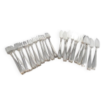 12 couverts fourchettes et couteaux  poisson en mtal argent frionnet franois