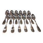12 cuill�res � soupe m�tal argent� orf�vre christofle mod�le vendome