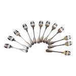 12 fourchettes  hutre cailar bayard, modle coquille