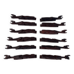 12 porte - couteaux en bois