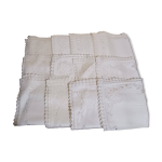 12 serviettes � th�