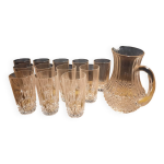 12 verres cristal d'arques - modle longchamp - rtro
