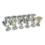 12 verres en cristal modle saar par villeroy & boch