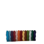 13 vases multicolores vintage ikea wave squiggle skmt, vers 1990