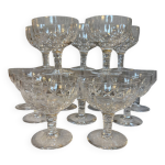 14 coupes de champagne stuart crystal carlingford