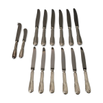 14 couteaux en mtal argent maison christofle modle uniplat