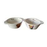 2 anciens bols digoin, tasses annes 1950