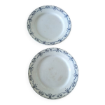 2 assiettes anciennes gien modle trusque