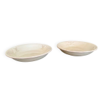 2 assiettes anciennes, � potage ou � bouillie