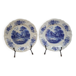 2 assiettes à dessert sarreguemines modèle romantic 2 assiettes à dessert sarreguemines modèle romantic