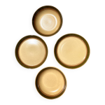 2 assiettes plates et 2 assiettes creuses anciennes en grs