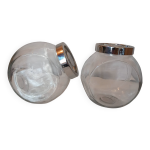2 bocaux en verre vintage bormioli rocco 2 bocaux en verre vintage bormioli rocco