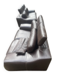 2 canap�s cuir v�ritable fabrication italienne