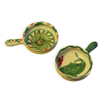2 caquelons cramique par antoine fazio  vallauris