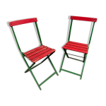 2 chaises bistrot brasserie bire moritz pfaffenhoffen caf terrasse pliante 1930