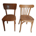 2 chaises bistrot, marque thonet