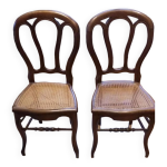 2 chaises cannes louis philippe