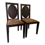 2 chaises catherine memmi bois wengé 2 chaises catherine memmi bois wengé