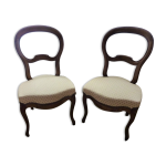 2 chaises louis philippe d'époque 2 chaises louis philippe d'époque
