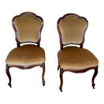 2 chaises style louis xv