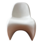 2 chaises verner pantone - vitra blanches