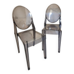 2 chaises victoria ghost (philippe starck)