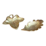 2 coupelles cendriers vide poche en bronze ciselé artisanat français, 2 coupelles cendriers vide poche en bronze ciselé artisanat français,