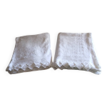 2 couvre - lits anciens en crochet