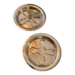 2 dessous de bouteilles christofle en mtal argent