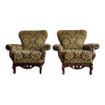 2 fauteuils baroques vintage