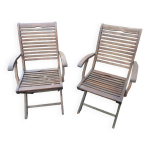2 fauteuils de jardin