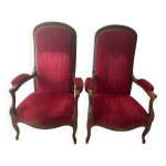 2 fauteuils voltaire