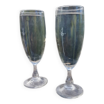 2 flutes pousse rapiere 10 cl
