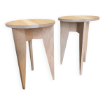2 guridon / table de nuit