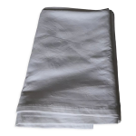 2 nappes damass�es coton blanc