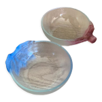 2 ramequins en verre / ap�ritifs, glace ou autre