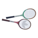 2 raquettes de tennis bois adidas et dunlop 70' vintage 2 raquettes de tennis bois adidas et dunlop 70' vintage