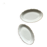 2 raviers en porcelaine de sologne lamotte